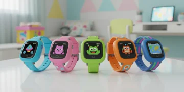 Five affordable smartwatches for kids in vibrant colors