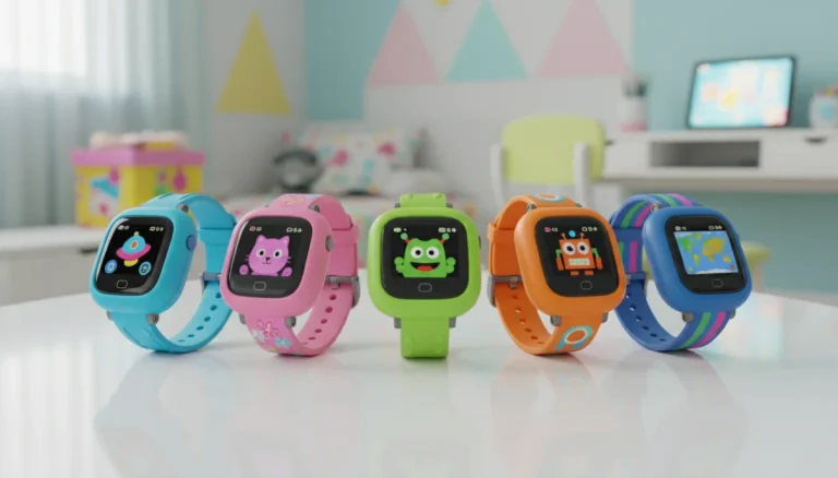 Five affordable smartwatches for kids in vibrant colors