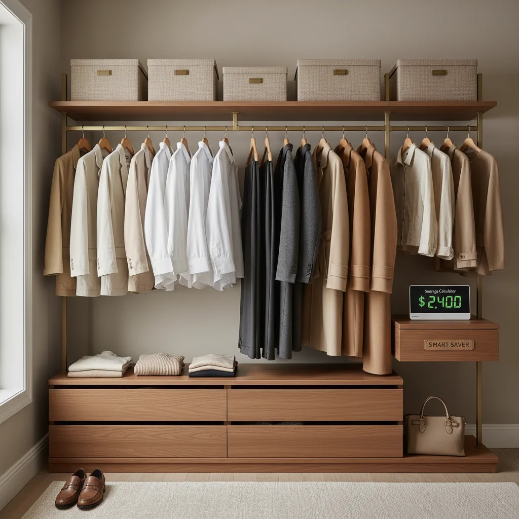 Capsule Wardrobe Savings: Build a $2,400-Yearly Closet