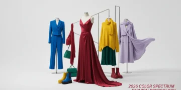 Color psychology fashion 2026 trend color palette editorial