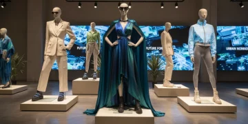 Fashion trends 2026 featuring stylish clothing pieces on display