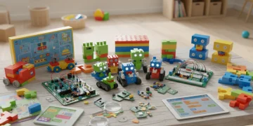Kids Coding Kits under $100 - colorful educational robotics and programming toys