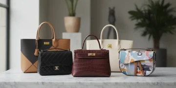 Luxury bag trends 2026 collection display with designer handbags