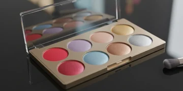 makeup color trends palette with 8 trending shades
