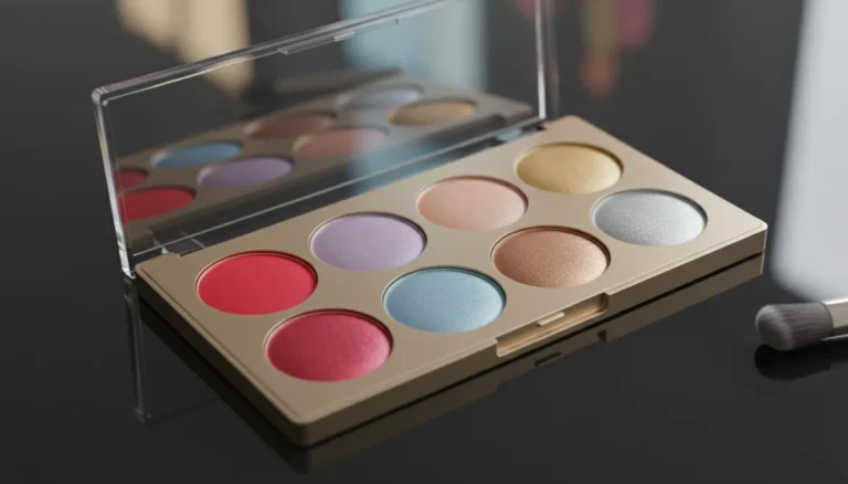 makeup color trends palette with 8 trending shades
