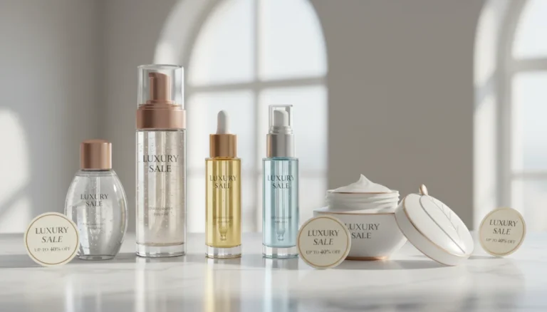 Luxury skincare sets on sale with 25 percent discount